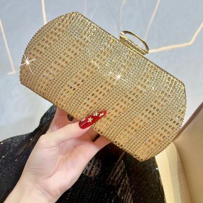 The Small Handbag Is A Fashionable Elegant and High-end Lady's Bag for A Socialite and A Dinner Bag