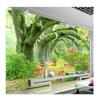 3d Green Forest Wallpaper Trees Animal Mural Living Room Sofa Background Wall Mural Home Decoration