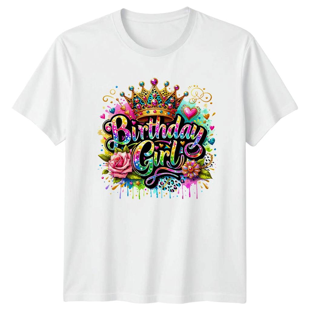 Birthday Girl Celebrations Birthday Unisexs TShirt Unisexs Tee Graphic Top