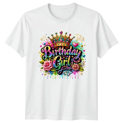 Birthday Girl Celebrations Birthday Unisexs TShirt Unisexs Tee Graphic Top
