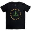 Panic! At The Disco T-Shirt: Triangle Circle (Black) OFFICIAL NEW