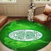 1PC rug Cel-tic Football Club Crest Round mat Home Decor, Chair rug For livingroom,Bedroom, doormat home decor Birthday Gift Christmas Gifts