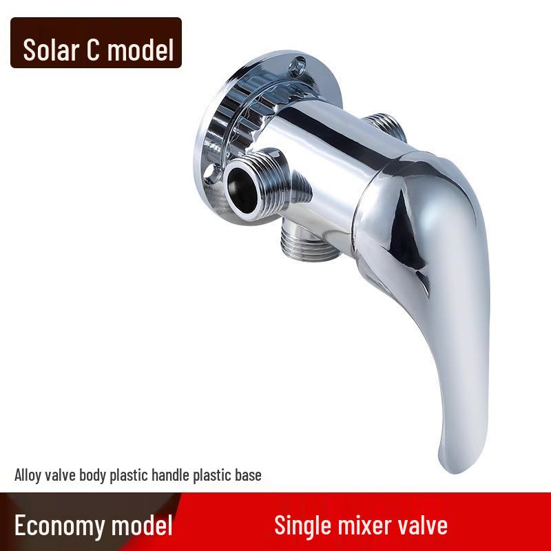 Nástěnná sprchová baterie s horkou/studenou baterií a sprchovou hlavicí