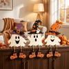 Rustic Halloween Ghost Standing Signs Decorative 2D Flat Ghost Sign  for Living Room