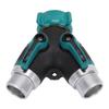 Garden Hose Splitter 2 Way 3 4in Male Female Thread Tap Y Type Watering Connector Distributor for Outdoor Faucet