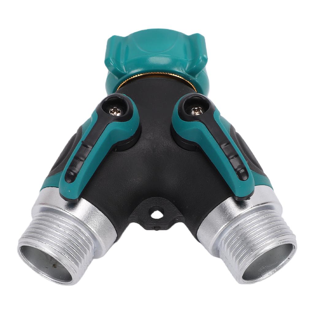 Garden Hose Splitter 2 Way 3 4in Male Female Thread Tap Y Type Watering Connector Distributor for Outdoor Faucet