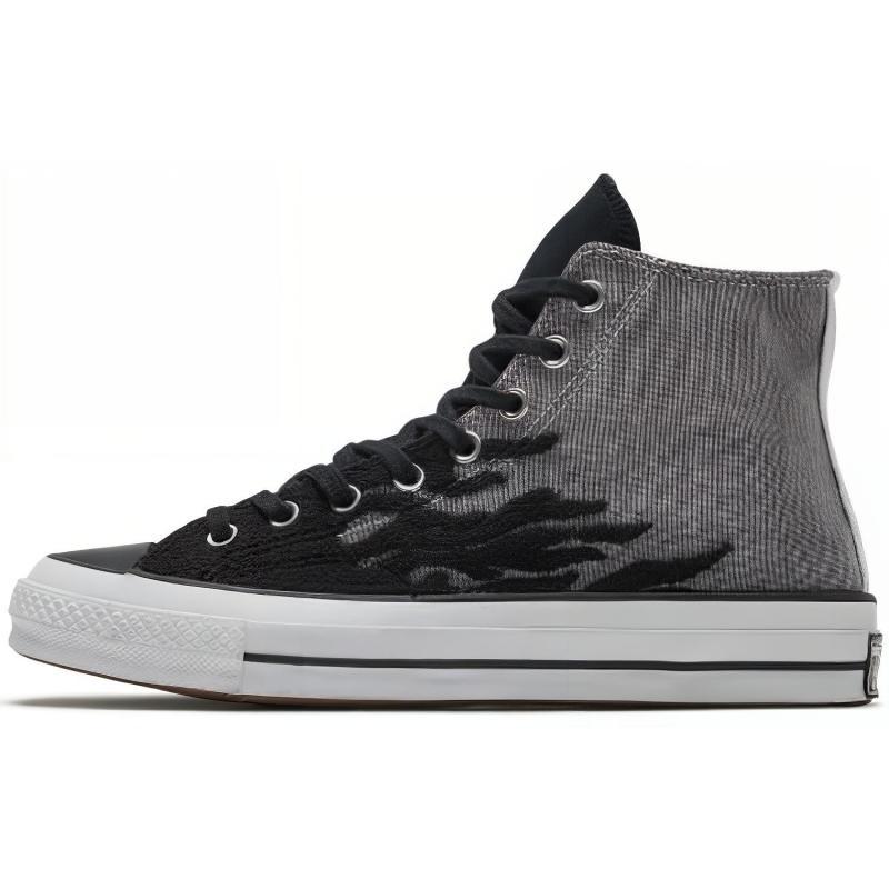 

Converse 1970-е Удобные Повседневные Высокие Кеды Унисекс Черные Серые 35