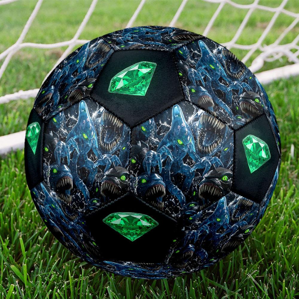 1pc Sonic the Hedgehog Soccer Ball Size 5 Indoor Soccer Ball Fashion Colorful Backyard Game - Great For Sports Fans Gift HE63
