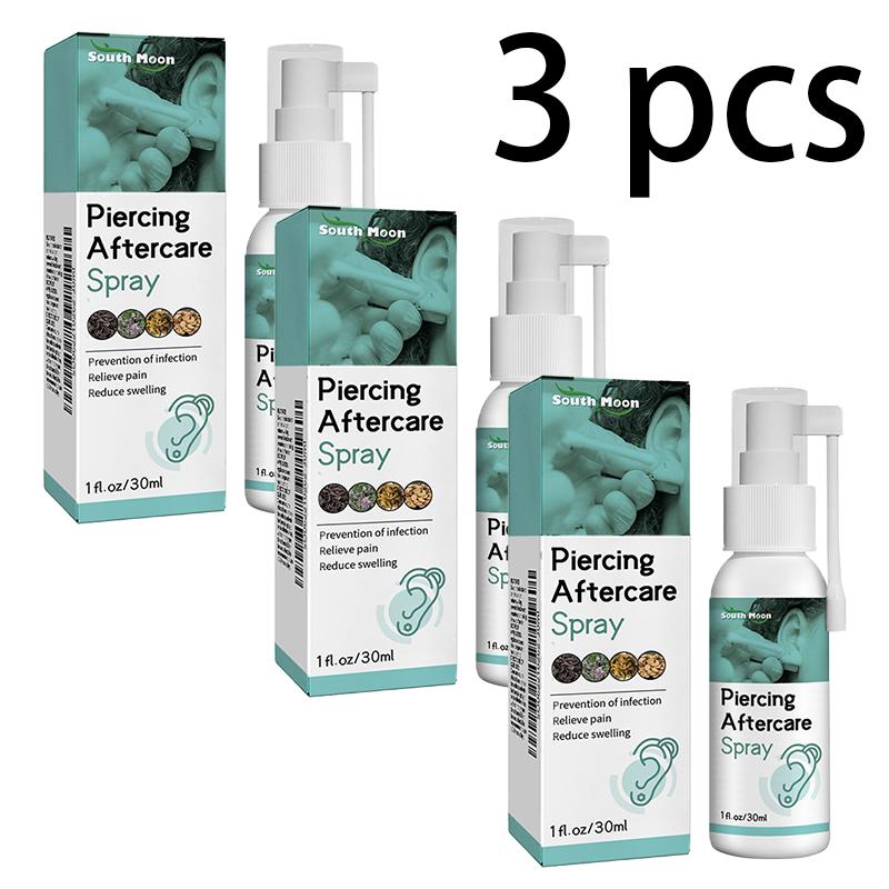 South Moon Ear Hole Care Spray Ear Hole Cleaning Anti Clogging Pain Relief Odor Removal Swelling Reduction Spray