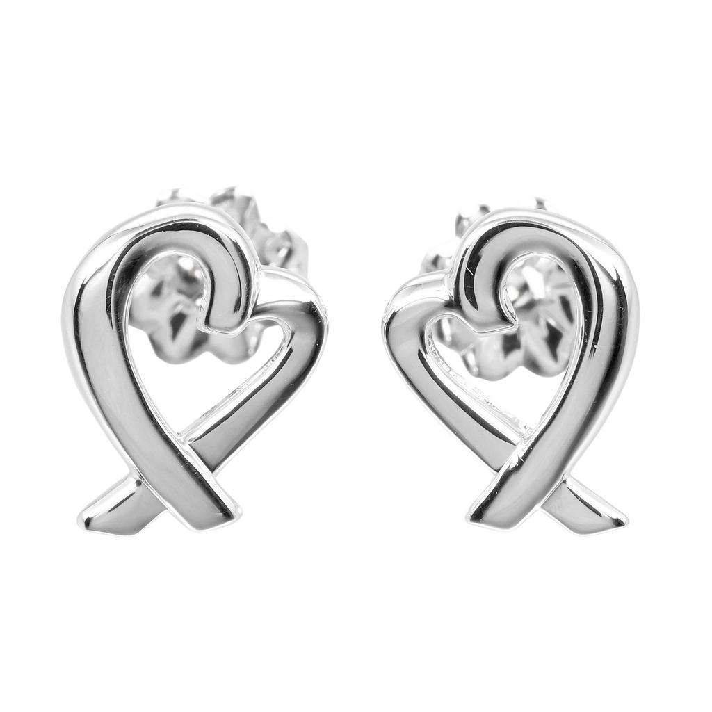 TIFFANY&Co. Loving heart Piercing Silver925 1.5g Women Used