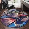 1pc Anime Design Round Carpet - Office Chair Mat