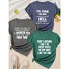 Elegant Simple Letter Print Round Neck Women Short Sleeve Outfit Set