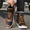 Motorcycle Riding Shoes for Men Outdoor Moto Travel Protective Casual Biker Footwear Anti Slip Sole Size 35-47