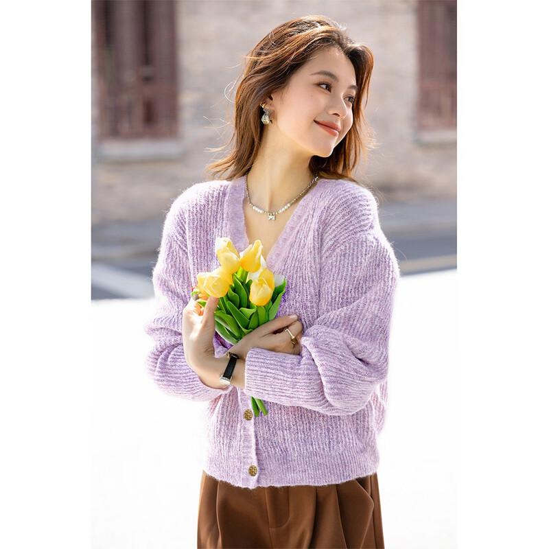 Mokana Women's Soft Knit V-Neck Sweater MKNJD3788