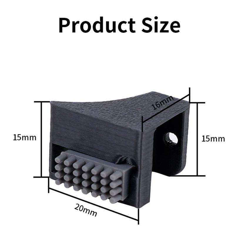 B97A-High Quality For Bambu-Lab P1P P1S X1 X1C Nozzles Wiper Silicone Brush Mounted Scrubbers Print-Head Cleaner