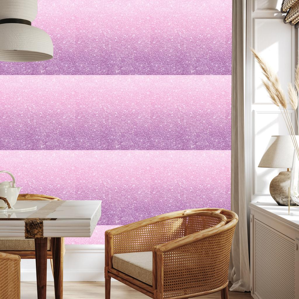 Powder pink and purple glitter wallpaper for living room and bedroom 50x1000