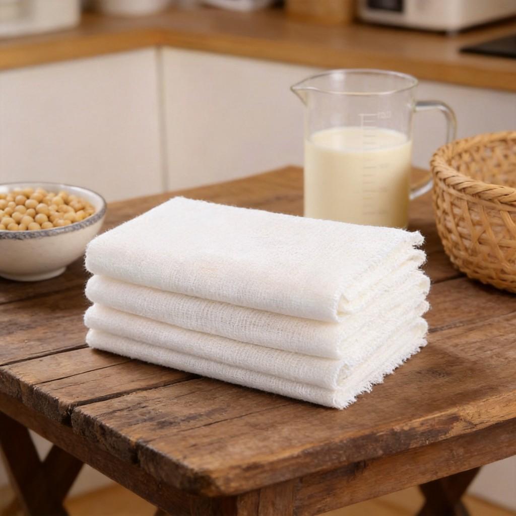 Pure Cotton Cloth For Food Straining And Tofu Making With Breathable Fabric For Home Kitchen