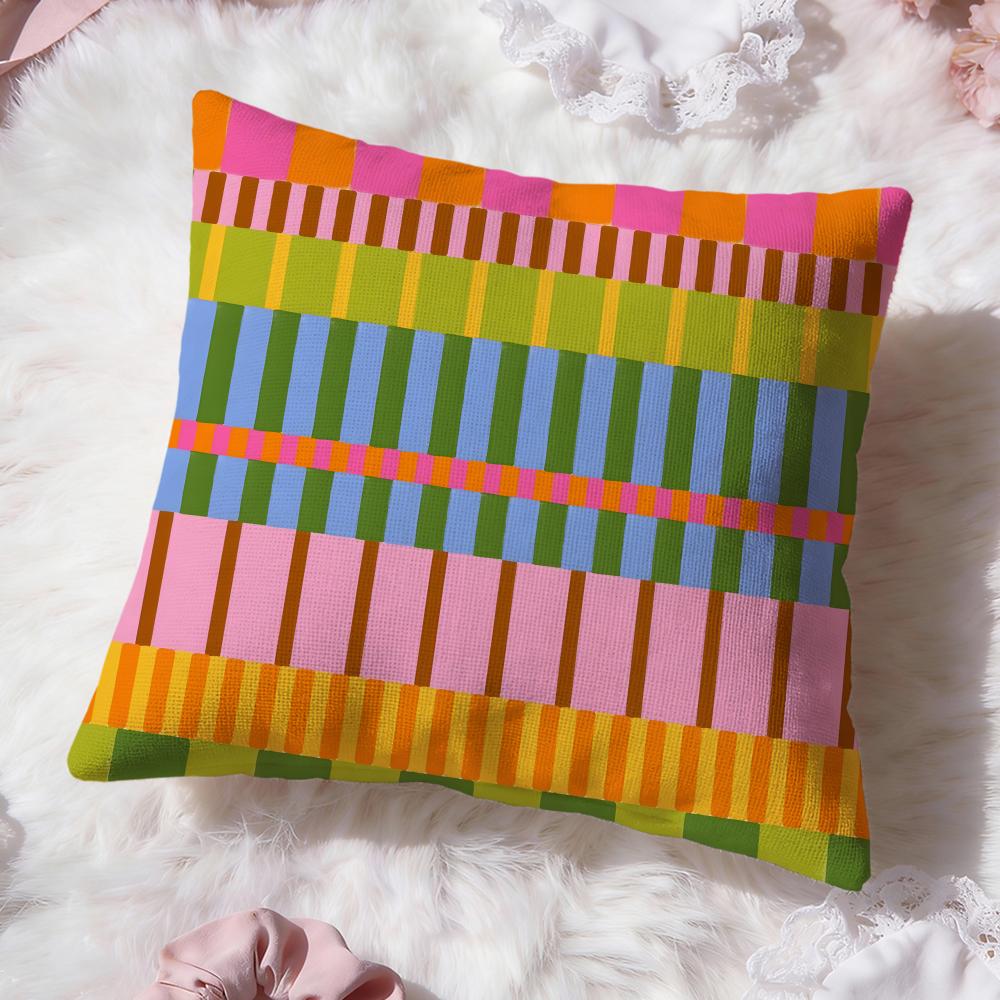 Woven Patterns Cushion Cover Premium Comfort Reversible Pillow Cove Two in One Design for Any Room Car Interior