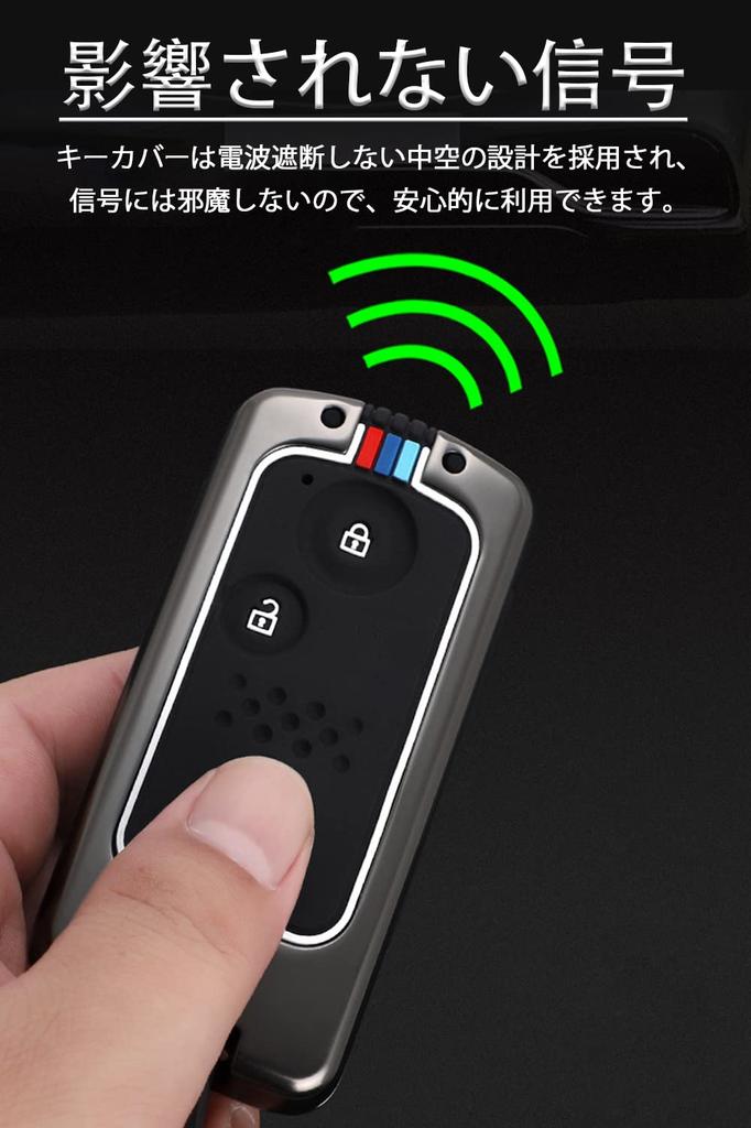LETINGFAR Key Case for Honda, Smart Key Case, Key Cover, Alloy, Key Holder Designed