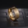 Fashion New Thin Line Groove Stainless Steel Rings For Women Men High Polished Grooved Finger Ring Wedding Party  Gift