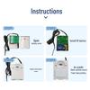 Wall-Mounted Waterproof Kitchen Sink Water Leak Alarm Detector