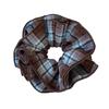 2025 Retro Plaid Korean Style Scrunchie for Women - Hair Tie for Buns & Ponytails