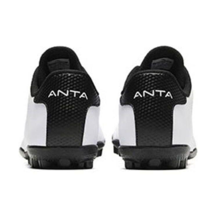 Anta TF (Резиновые шипы) Футбольные бутсы с искусственным покрытием, нескользящие, мужские, белые, черные 912332202-4