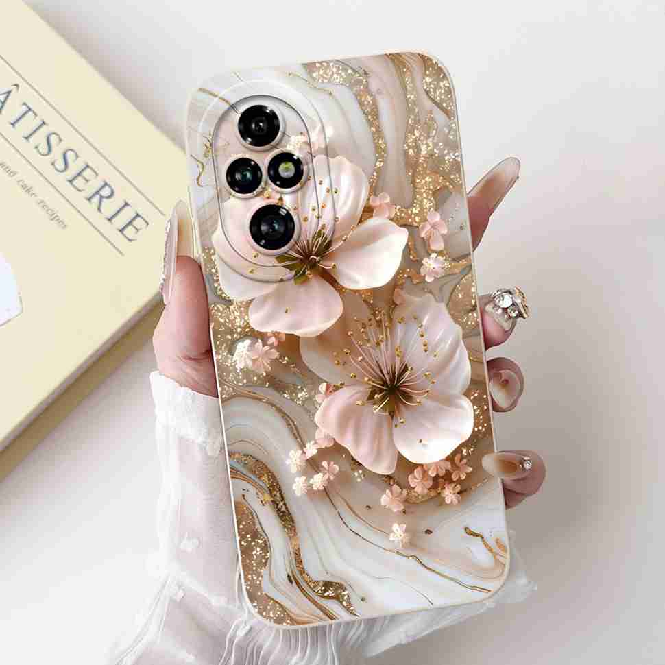 For Honor 200 Pro 5G Case ELP-AN00 Cute Butterfly Rabbit Soft Silicone Cover For Huawei Honor 200Pro ELP-NX9 Phone Shell Fundas