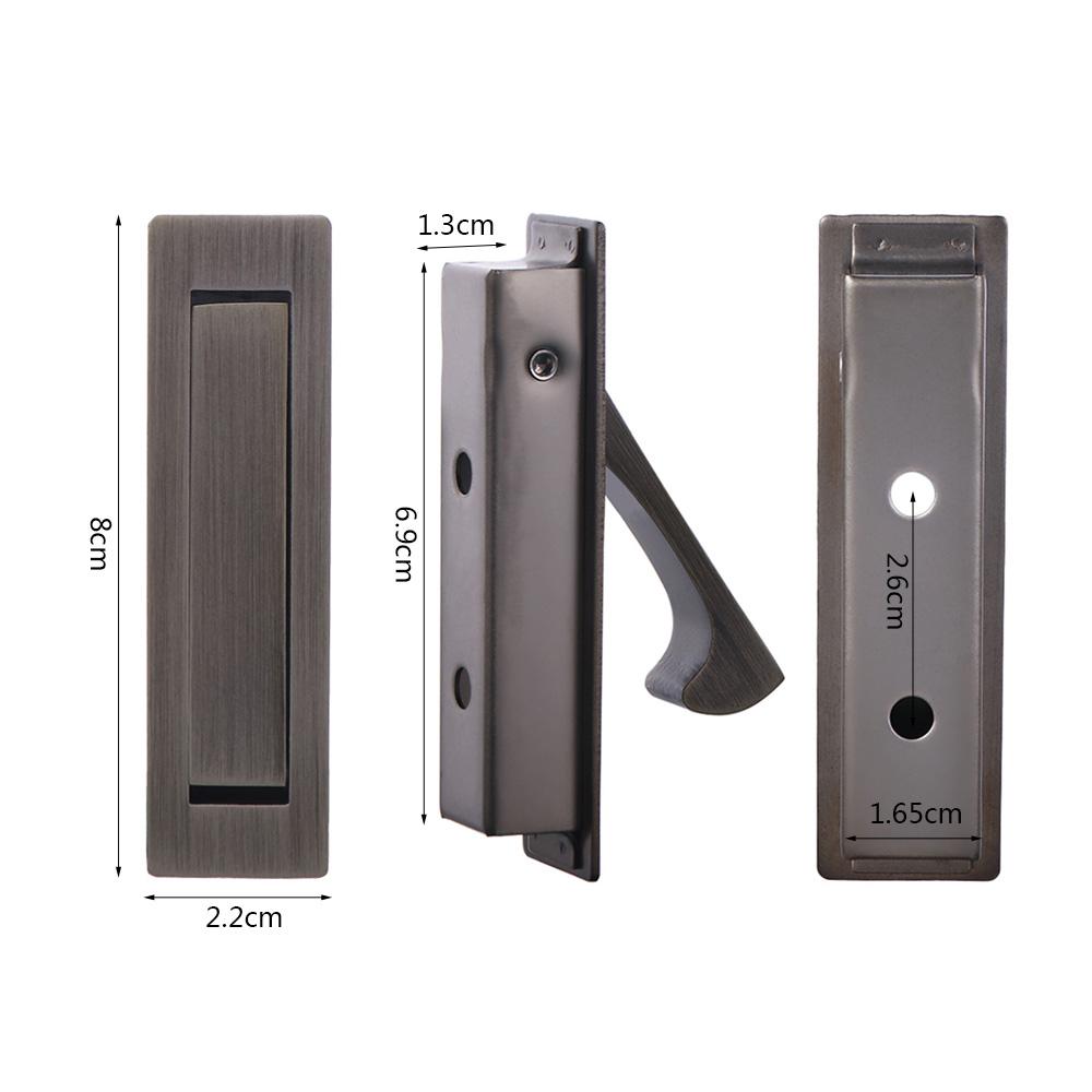 Stainless Steel Drawer Handle Hidden Concealed Handles Drawer Pull Cabinet Door Handle  Drawer