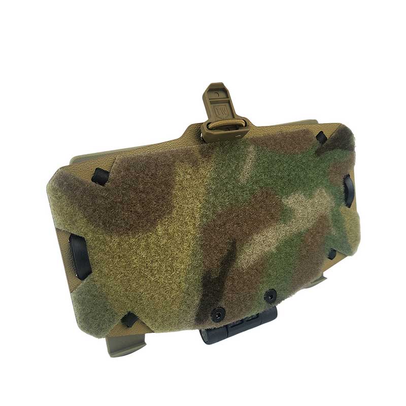 BEPAN Tactical Vest With Molle Mount Mobile Navigation Holder - Foldable Sliding Design Kydex Plate