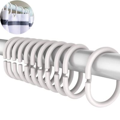 Accessories For Living Room Bathroom Hanging Curtain Rings Curtain Hook Loop Clip Hooks Rings