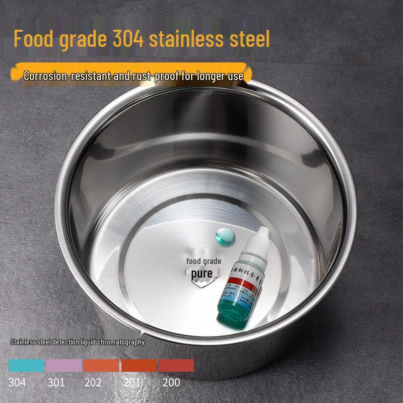 LIJIA KITCHENWARE 304 Stainless Steel Round Seasoning Jar