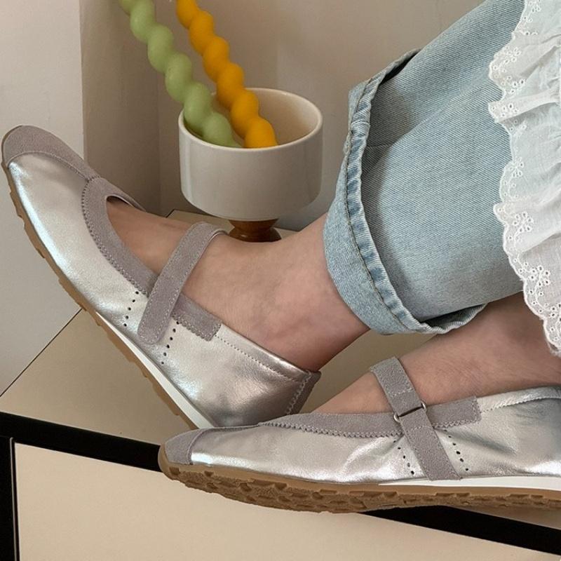 Fashion Ballet Flats Women Shoes 40 Mary Jane Shoes Round Toe Women's Shoe Bow Silk Satin Flats Women Shoes Plus Size 35-40 Valentine