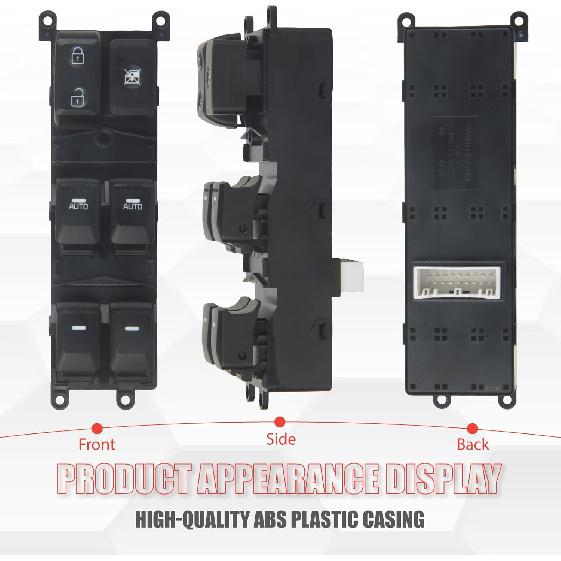 Power Window Switch Driver Side | Compatible with Kia Forte Forte5 2014 2015 2016 2017 2018, Replaces 93571-A7200