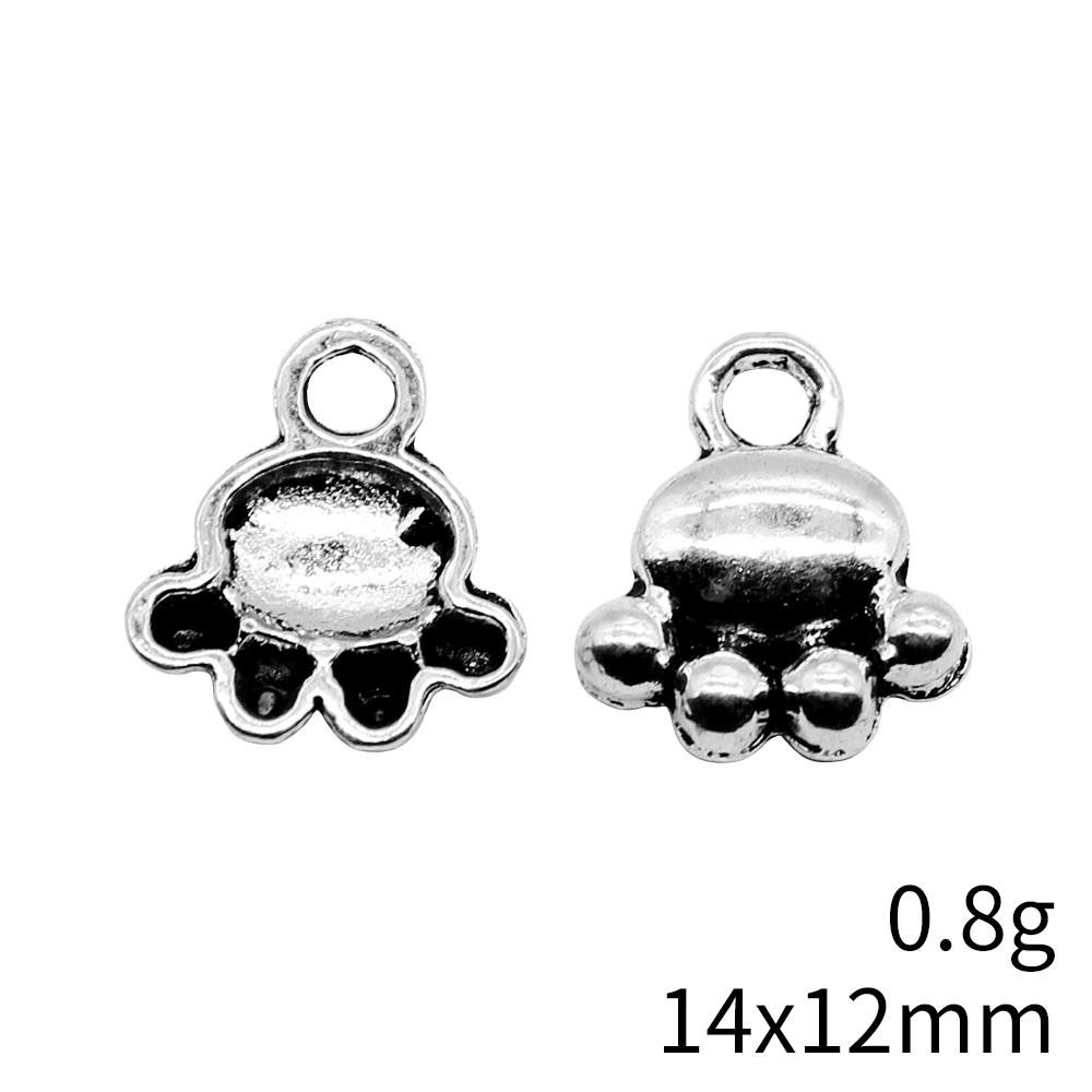 Back To School Charms Italian Bracelet Dog Paw Bear Paw Charms Pendant Clearance Sale Items Pendant Set