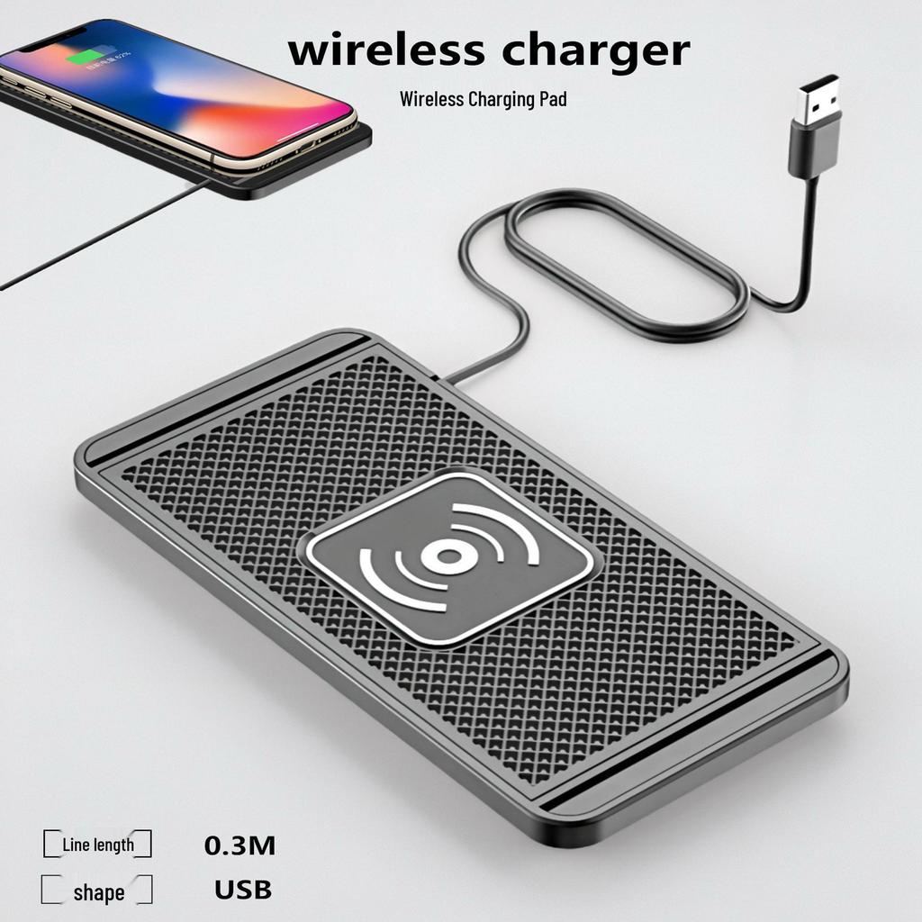 15W Wireless Car Charger Compatible with Huawei, Apple, Samsung for Fast Charging