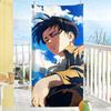 Titan L-Levi Ackerman-S Anime Towel Sports Quick Dry Travel Camping Gear Sandproof Soft Light Large Beach Towel