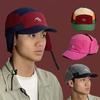 Multi-functional Earflaps Visor Hat Japanese Style Windproof Pilot Cap Ear Protection Cap  Women