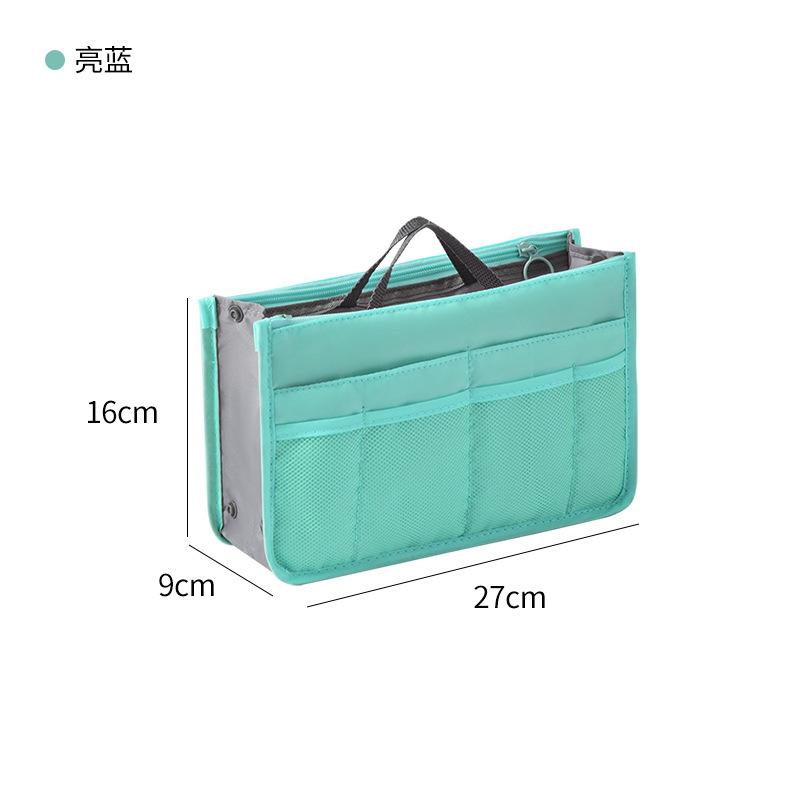 Twill Waterproof Thickened Multifunctional Storage Bag Travel Digital Cosmetic Storage Bag Large Capacity Inner Bag Medium Bag