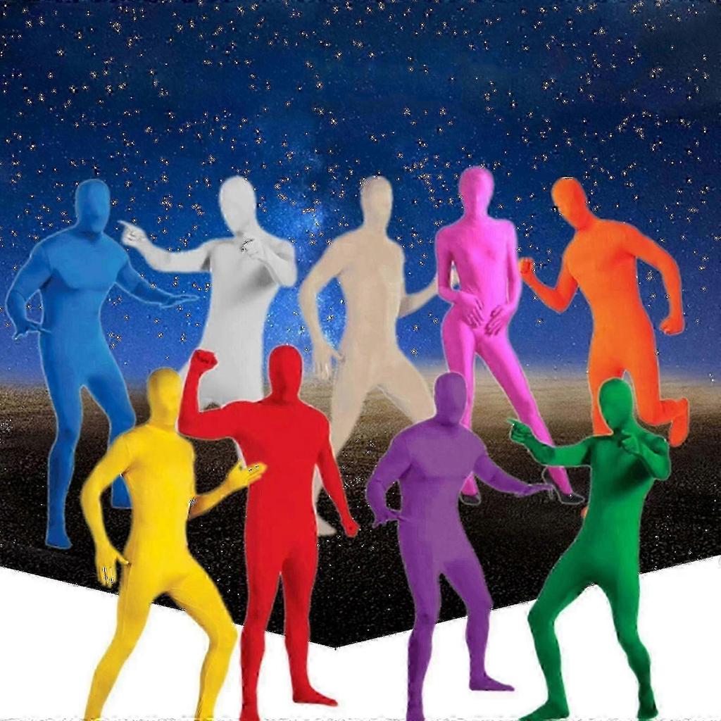 Full Bodysuit Unisex Spandex Stretch Adult Costume Zentai Disappearing Man Body Suit Hk 25-26