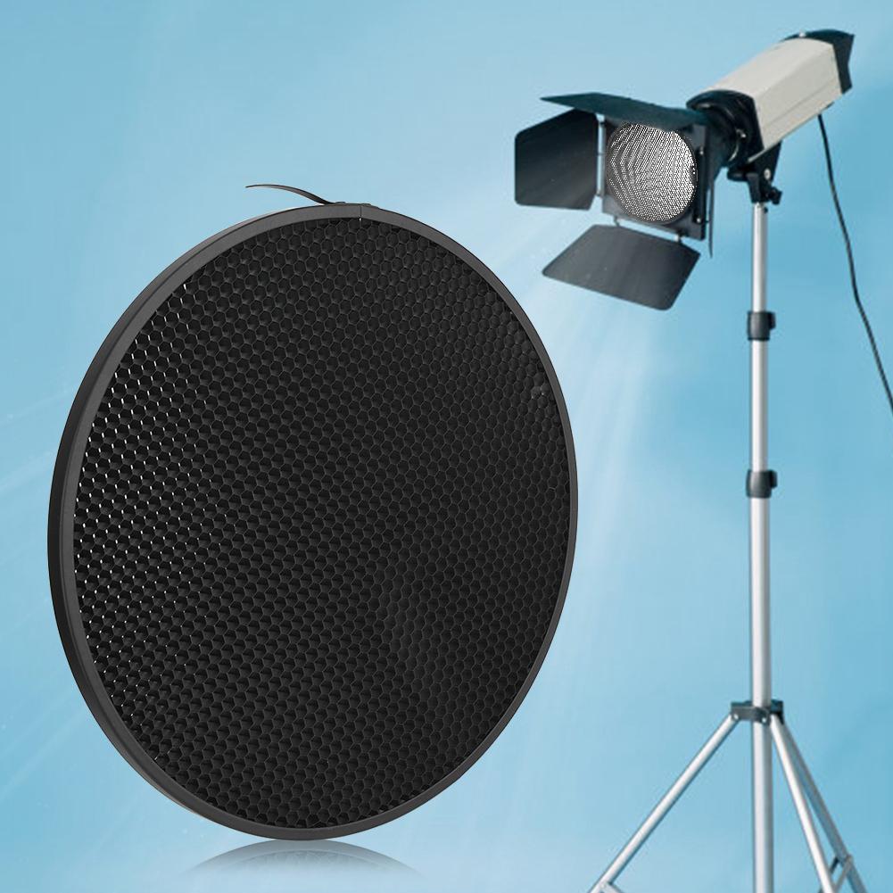 NiceFoto Mini 300mm 60 degrees Photographic Video Flash Light Mesh Grille Cover Equipment