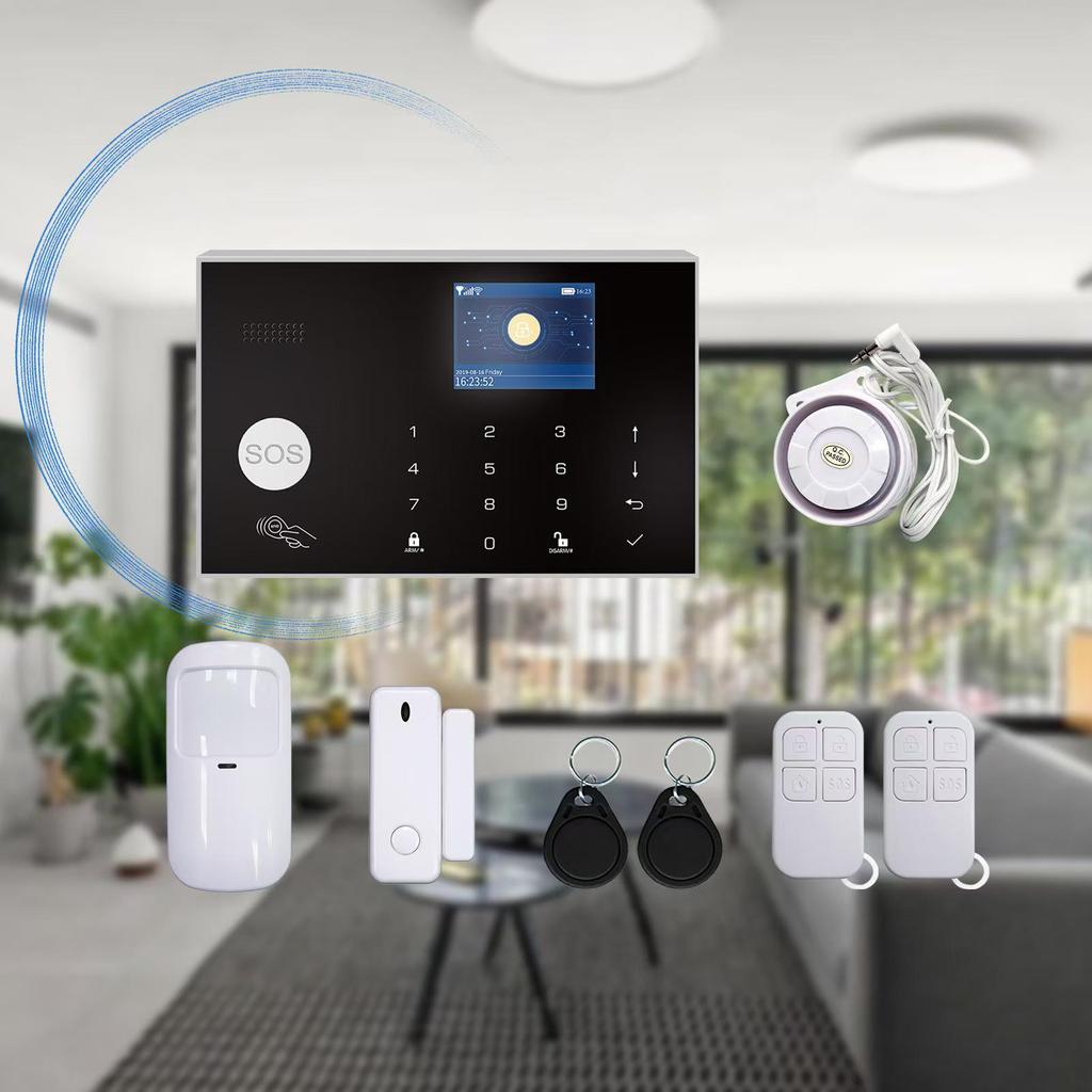 Tuya Smart WiFi/GSM Home Burglar Alarm with Wireless Mobile Remote Control