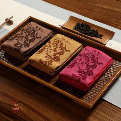 Thick Absorbent Zen Tea Towel Cloth for Tea Table and Accessories
