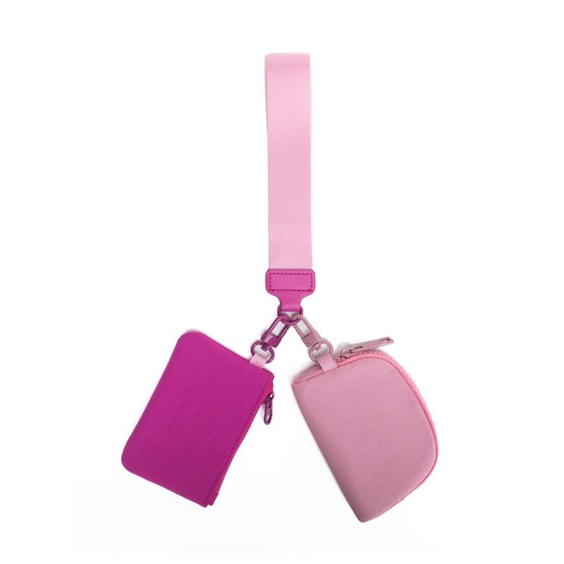 Wristlet Portable Lulu Card Case Bank Card Mini Coin Organiser