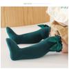 2Pairs Cotton Bow Socks Jacquard Long Socks Soft Princess Socks  Girls Students Baby