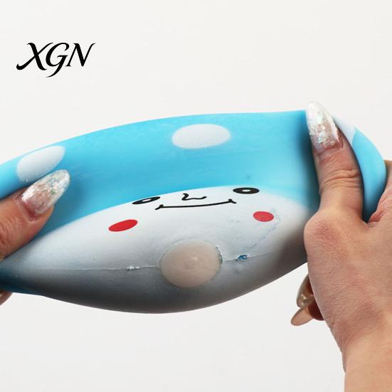 Anti-stress Hand Toy Squeeze Mushroom Shape Slow Rebound Decompression Cartoon Bright Color Stress Relief Ball Desktop Ornament Sensory Fidget