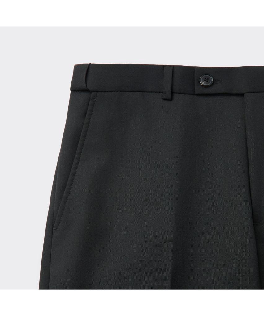 Keoseuuteommellou Black Relaxed Fit Wool Blended Setup Pants Cwpas26221Bkx