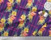 Soimoi Material Crep Poli Maro Imprimeu Geometric și Floral Material Imprimat La Metru 42 Inch