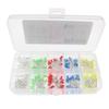50-200PCS 3mm F3 Light Emitting Diode LED Diode Assorted Kit Red/Green/Blue/Yellow/Orange/White DIY Electronic  Lamps