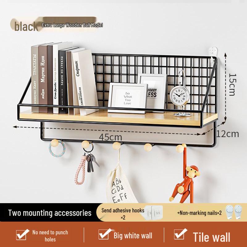 Punch-Free Wall-Mounted Camera Shelf: Multi-Functional Security & Storage Solution